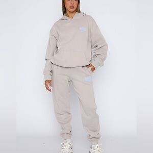 White Fox COMPLETE SET Archive 6.0 Oversized Hoodie Dove Hoodie and Sweatpants